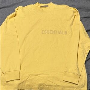 Essentials Yellow Long Sleeve Tee